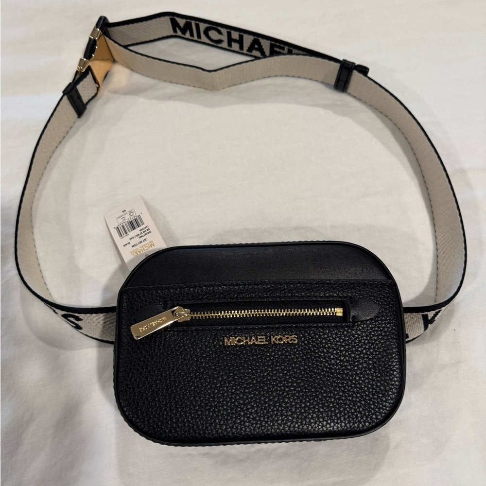 Michael Kors Black Belt Bag